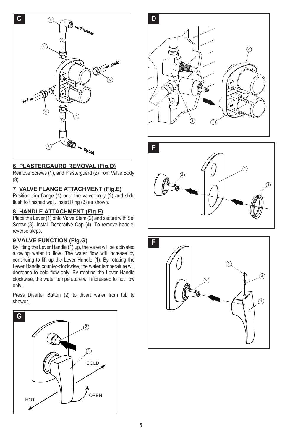 Pfister 8N8-CT1C User Manual | Page 5 / 16