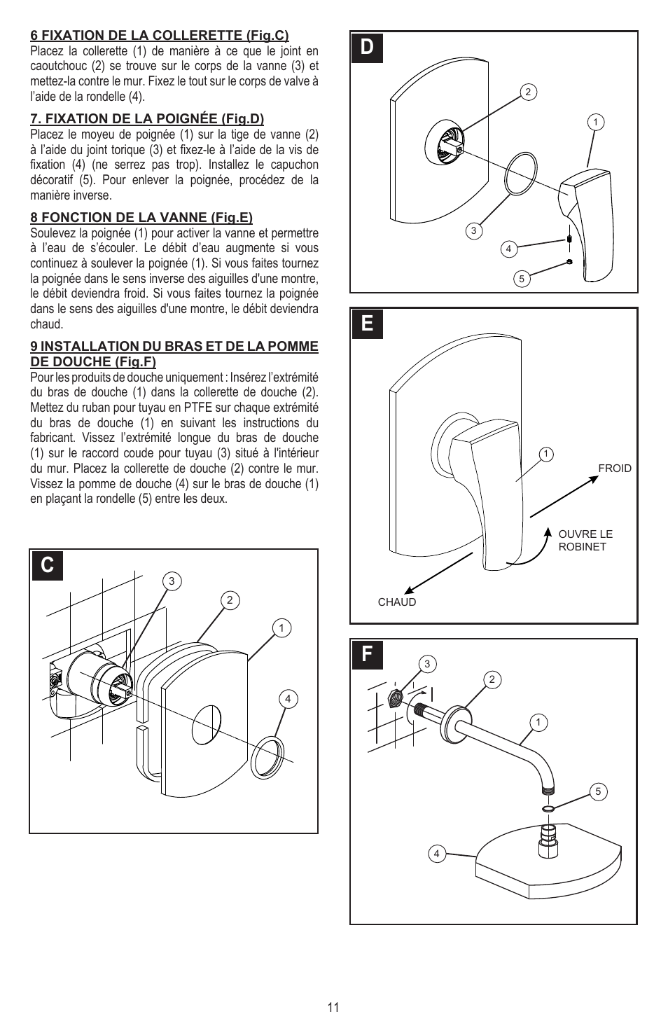 Pfister 8P5-CS1C User Manual | Page 11 / 16