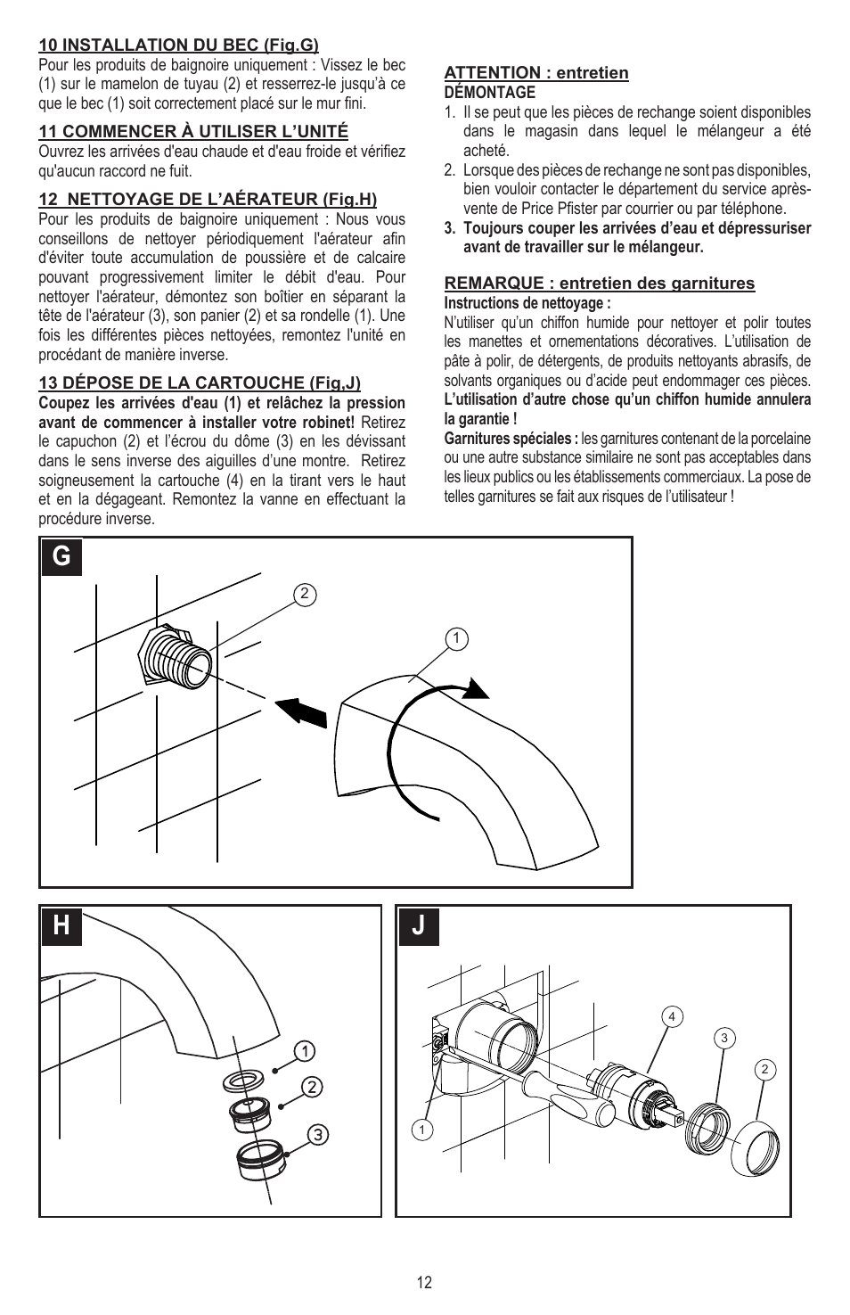 Pfister 8P5-CS1C User Manual | Page 12 / 16