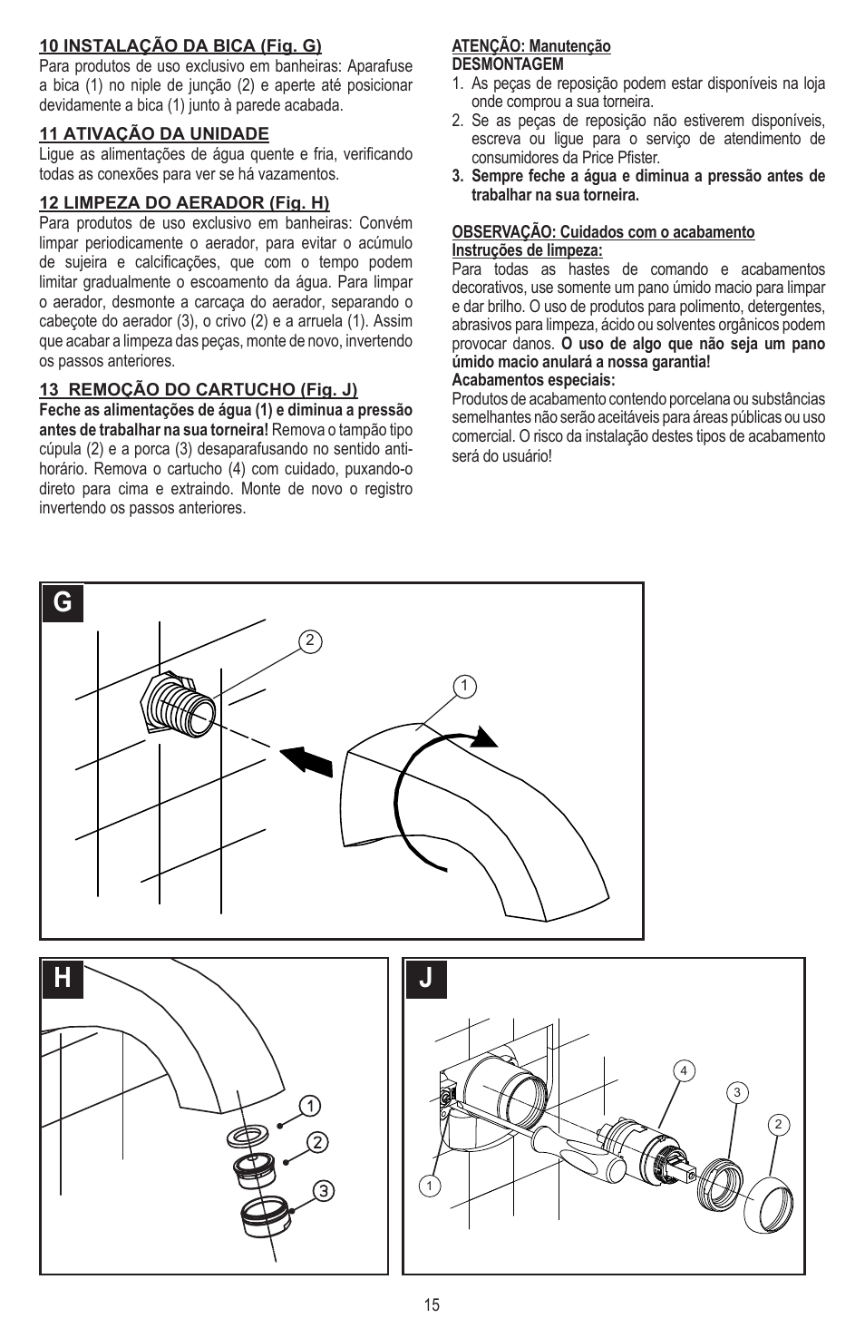 Pfister 8P5-CS1C User Manual | Page 15 / 16