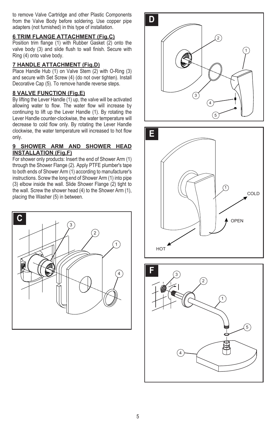 Pfister 8P5-CS1C User Manual | Page 5 / 16