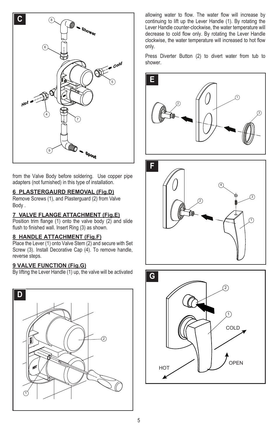 Ef g | Pfister 8P8-CT1C User Manual | Page 5 / 16