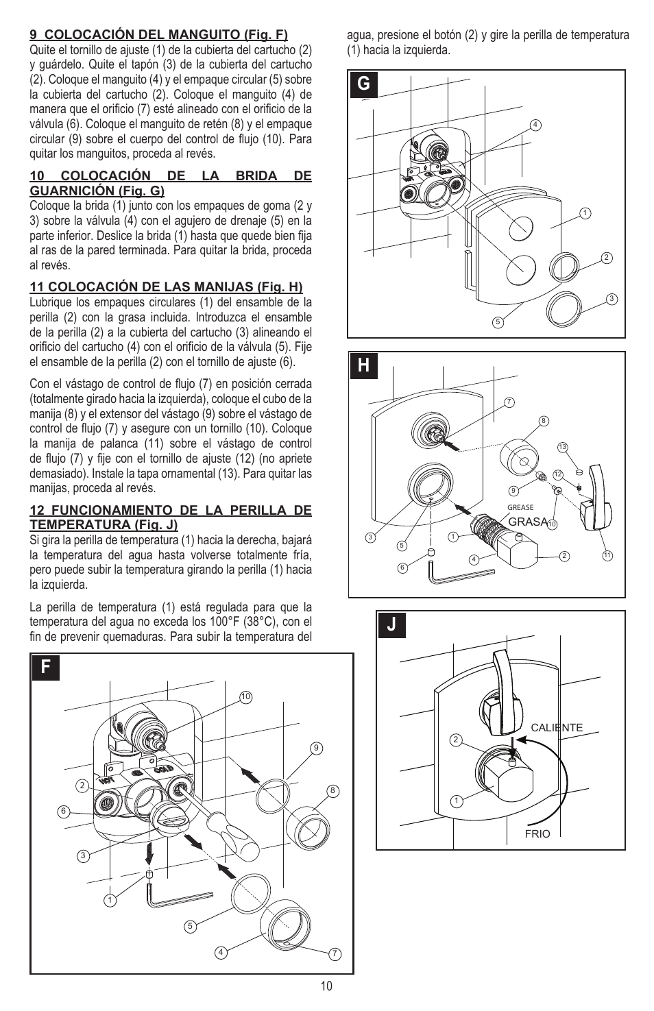Pfister 8T5-CS0C User Manual | Page 10 / 20