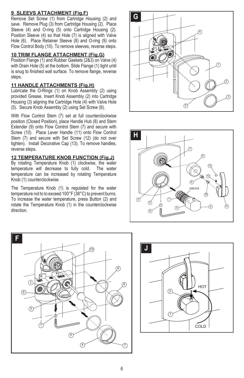 Pfister 8T5-CS0C User Manual | Page 6 / 20