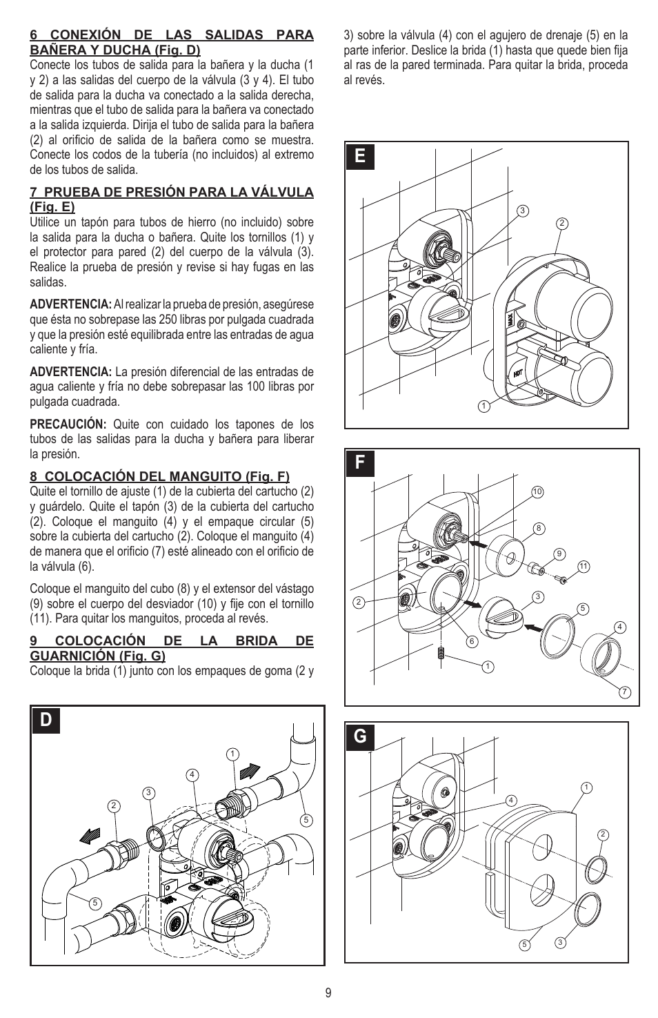 Pfister 8T8-CT1C User Manual | Page 9 / 20