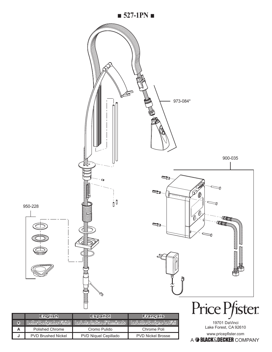 Pfister 527-1PNK User Manual | Page 8 / 8