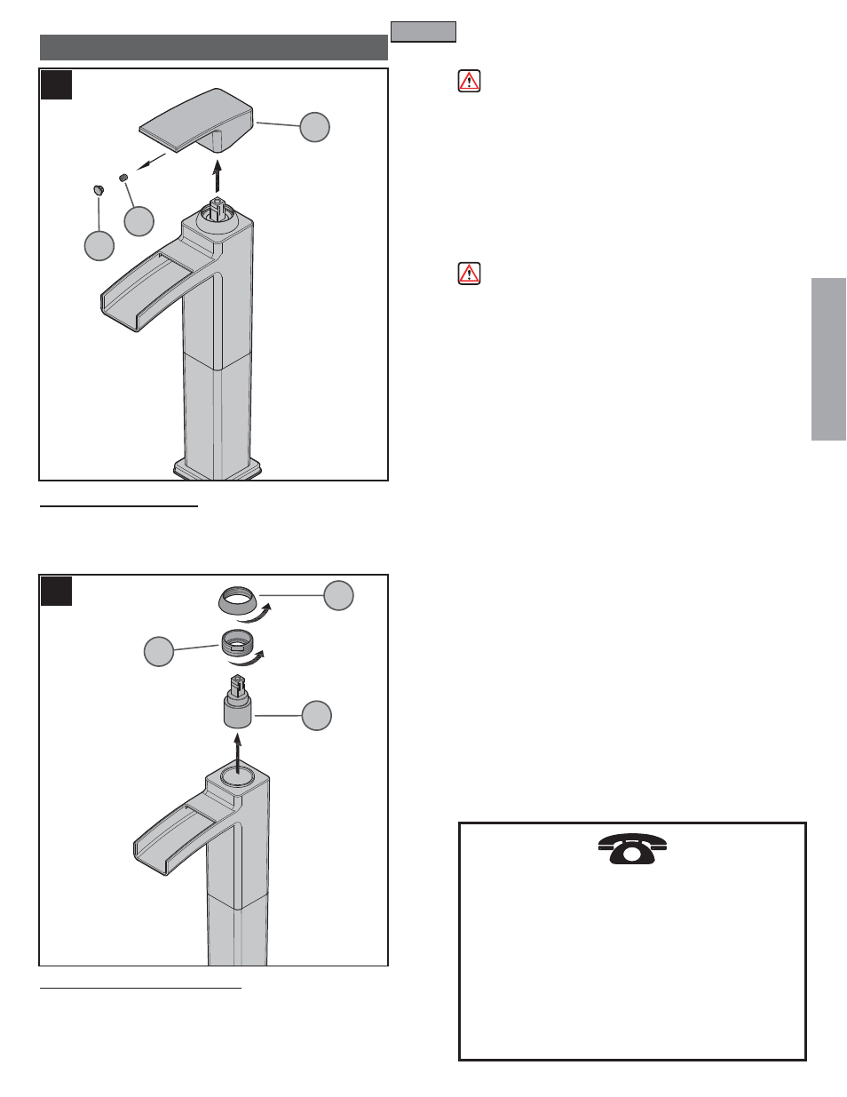 Es p a esp a ññ o l ol | Pfister T40-DF0C User Manual | Page 7 / 12