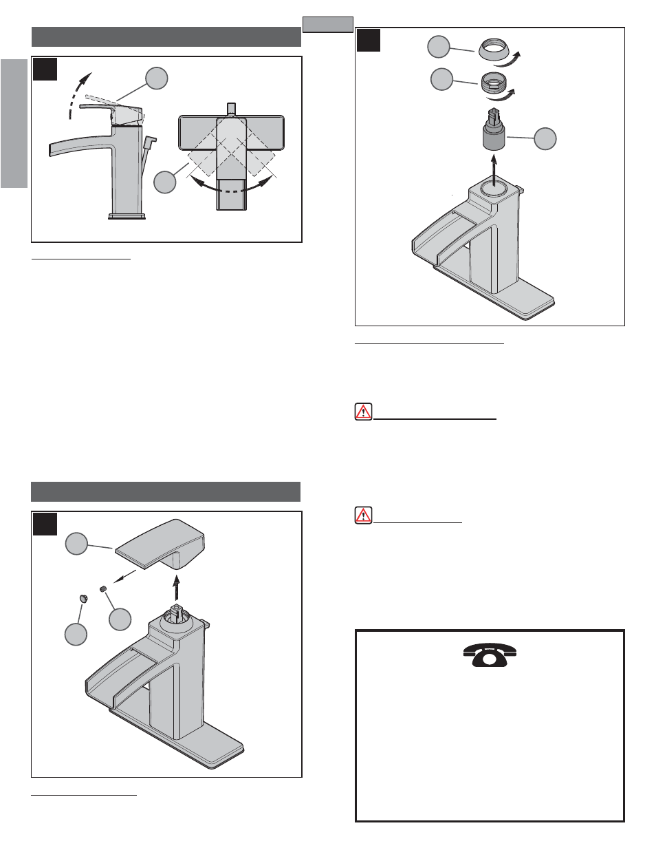 En g l is h english | Pfister T42-DF0C User Manual | Page 4 / 12