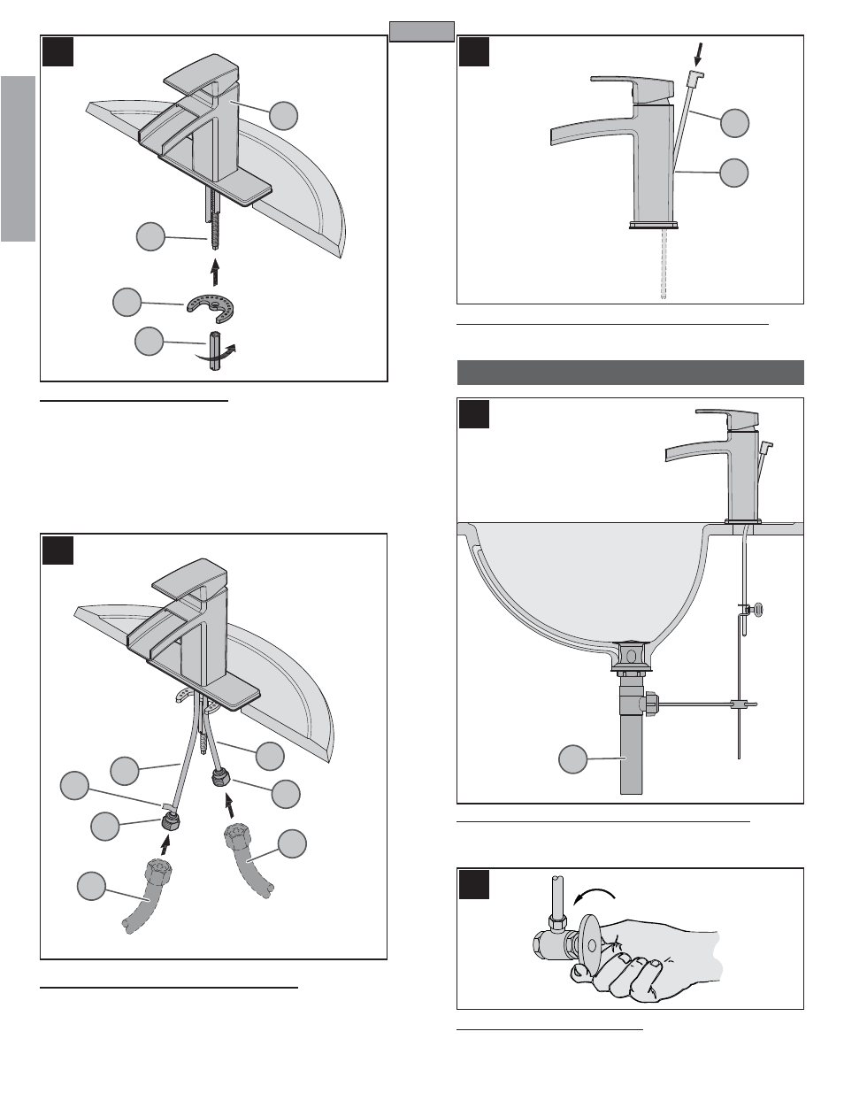 En g l is h english | Pfister T42-DF0C User Manual | Page 6 / 12