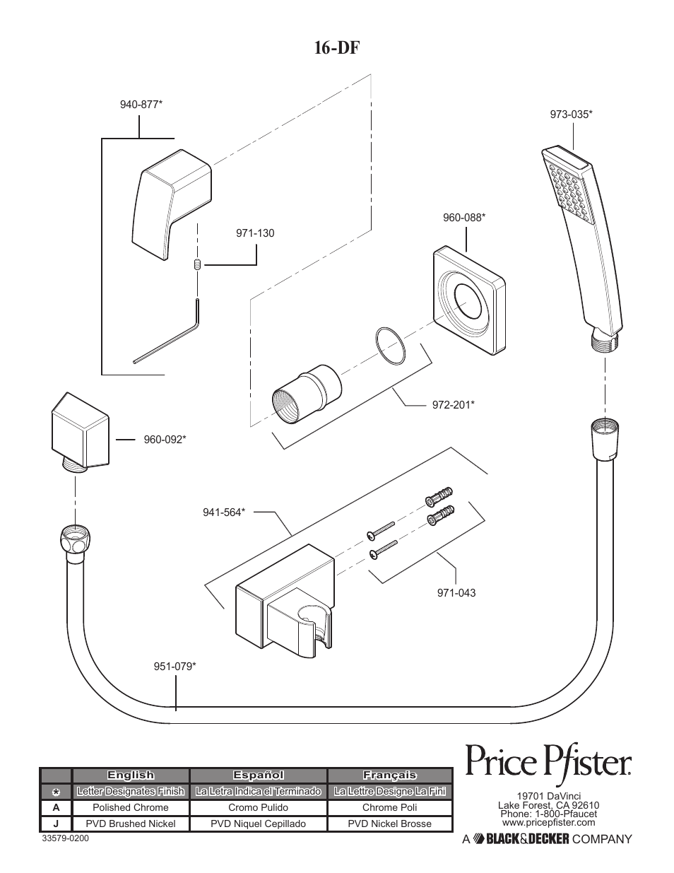 Pfister 016-2DFC User Manual | Page 12 / 12