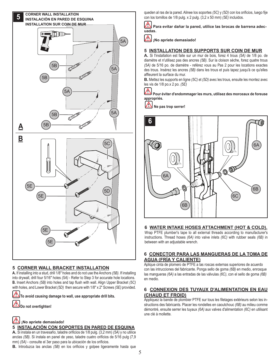 Pfister 016-600SP User Manual | Page 5 / 14