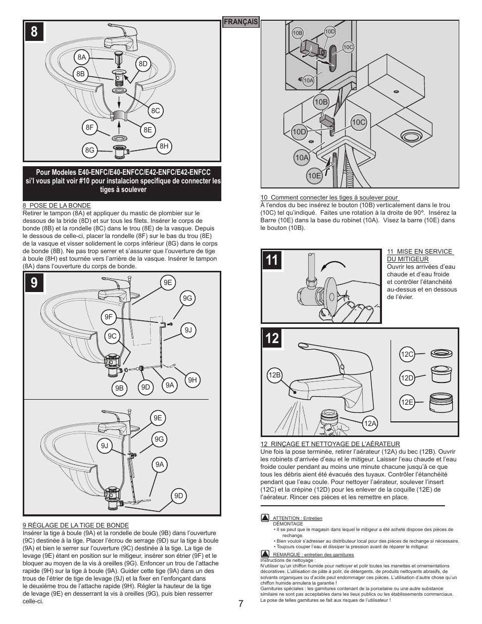 Pfister E42-BNFC User Manual | Page 7 / 8