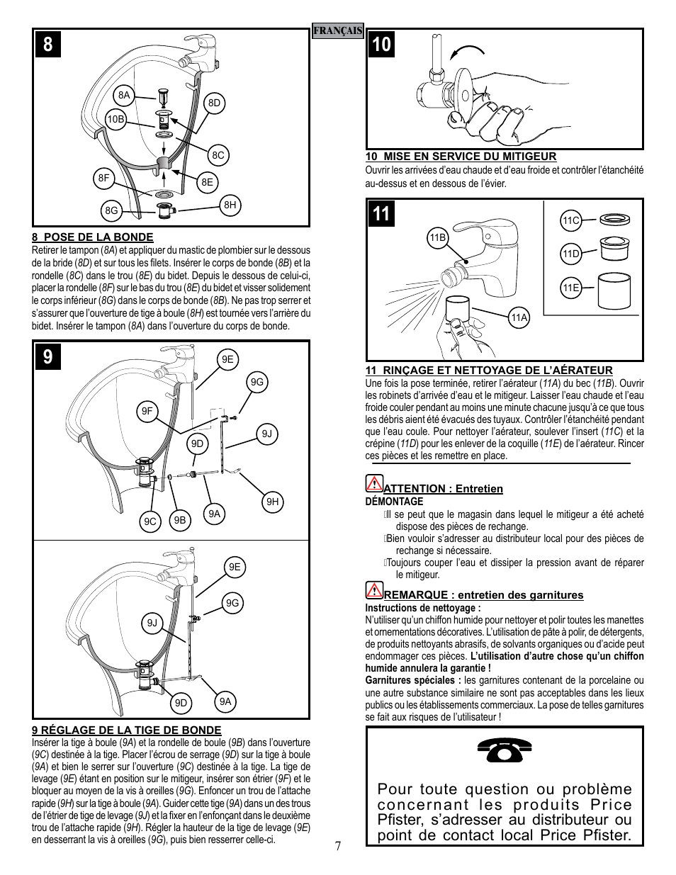 Pfister E23-BMFC User Manual | Page 7 / 8