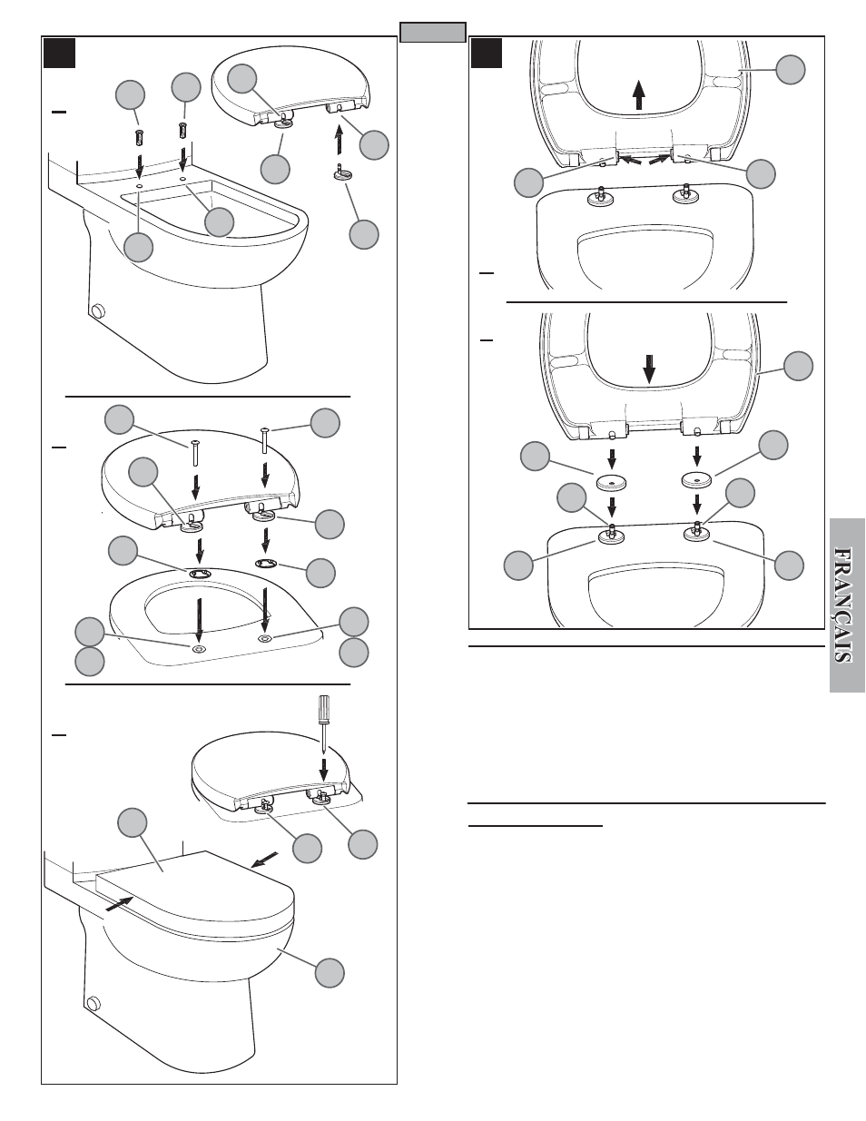 Fr a n fran çç a is ais, Ab c | Pfister VTP-E10W User Manual | Page 13 / 14