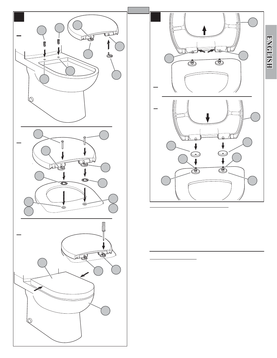 En g l is h english, Ad e b c | Pfister VTP-E10W User Manual | Page 5 / 14
