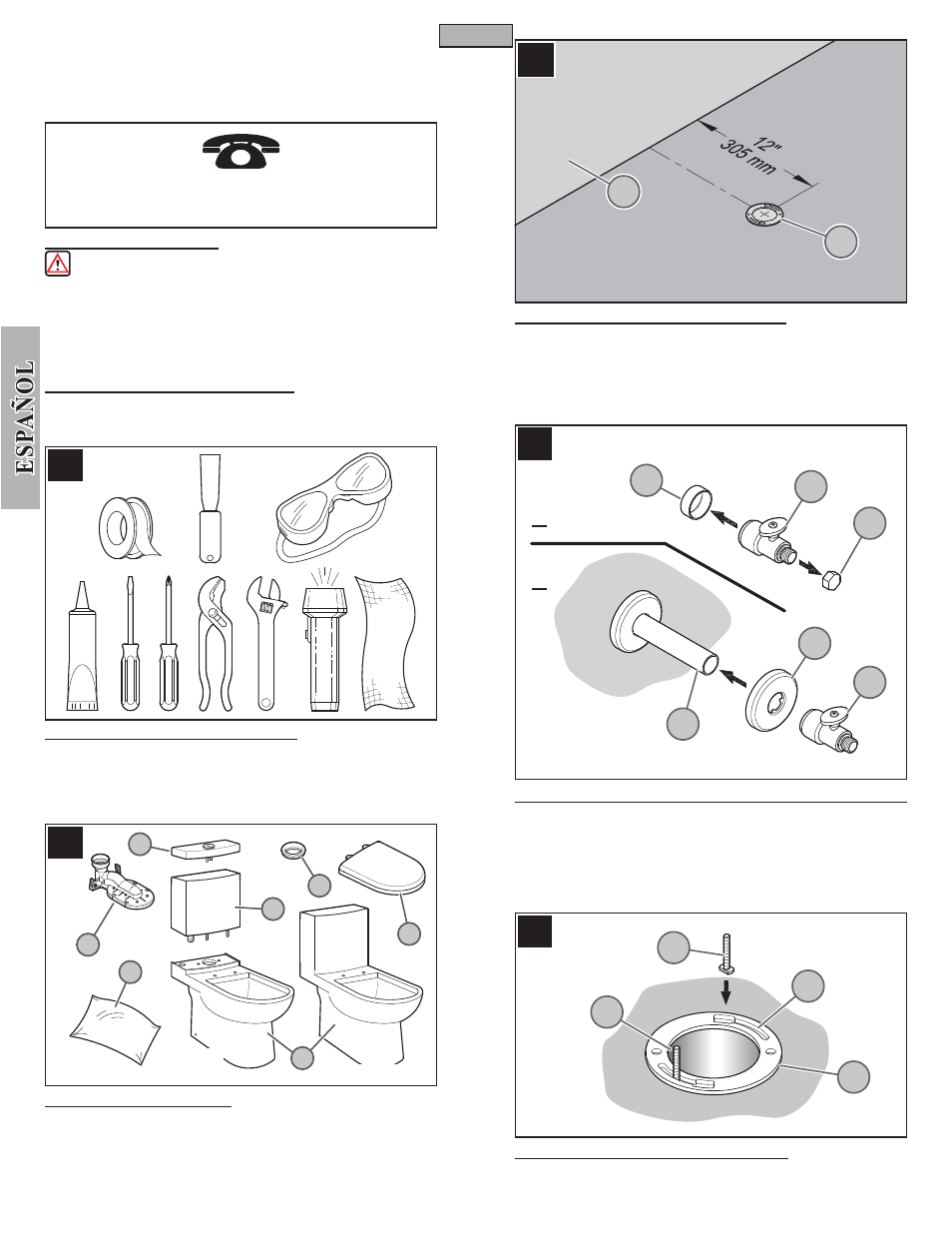 Es pa esp a ññ o l ol | Pfister VTP-E10W User Manual | Page 6 / 14