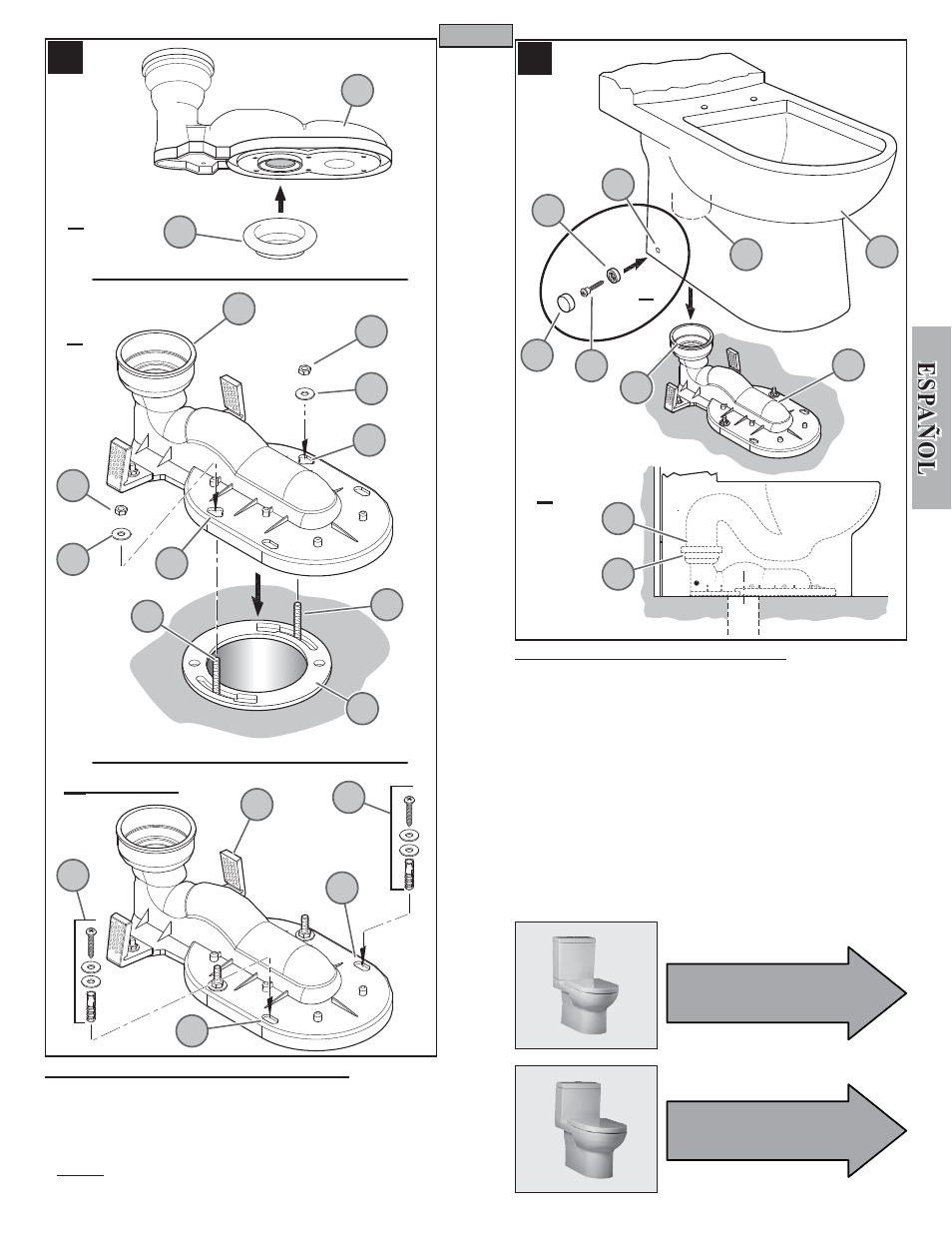 Es pa esp a ññ o l ol | Pfister VTP-E10W User Manual | Page 7 / 14