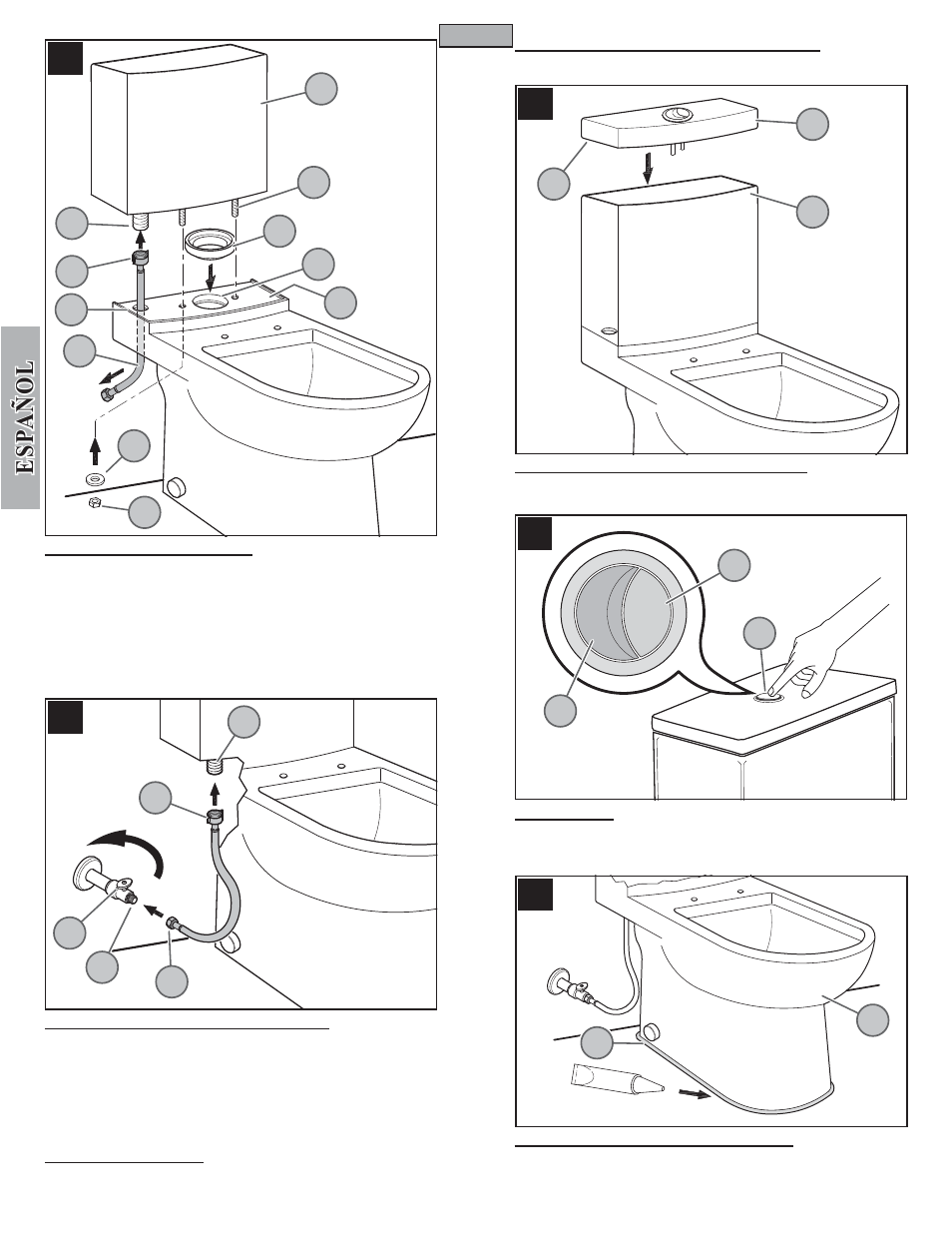 Es pa esp a ññ o l ol | Pfister VTP-E10W User Manual | Page 8 / 14