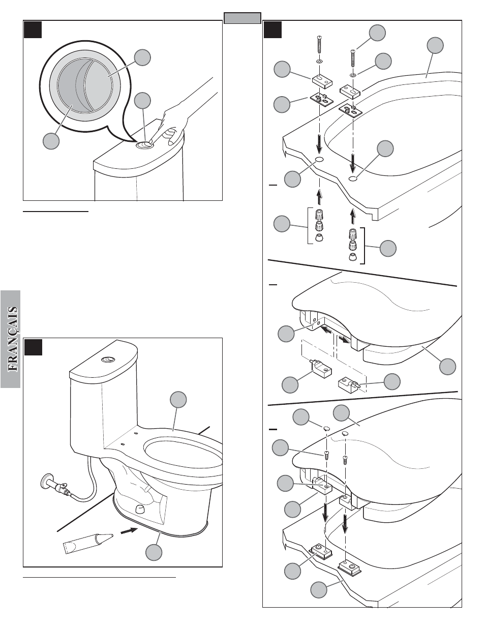 Fr a n fran çç a is ais, Ab c | Pfister VTP-E40W User Manual | Page 12 / 14