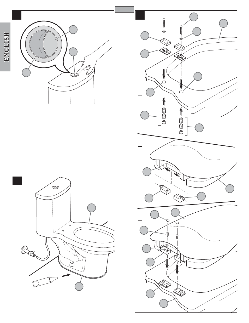 En g l is h english, Ab c | Pfister VTP-E40W User Manual | Page 4 / 14