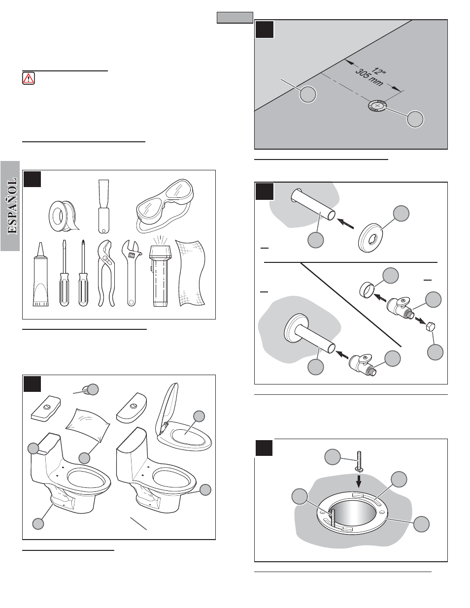 Es pa esp a ññ o l ol, Ac b | Pfister VTP-E40W User Manual | Page 6 / 14