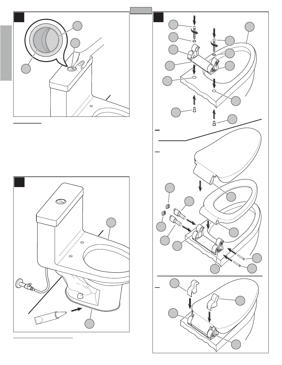 En g l is h english, Ab c | Pfister VTP-E30W User Manual | Page 4 / 14
