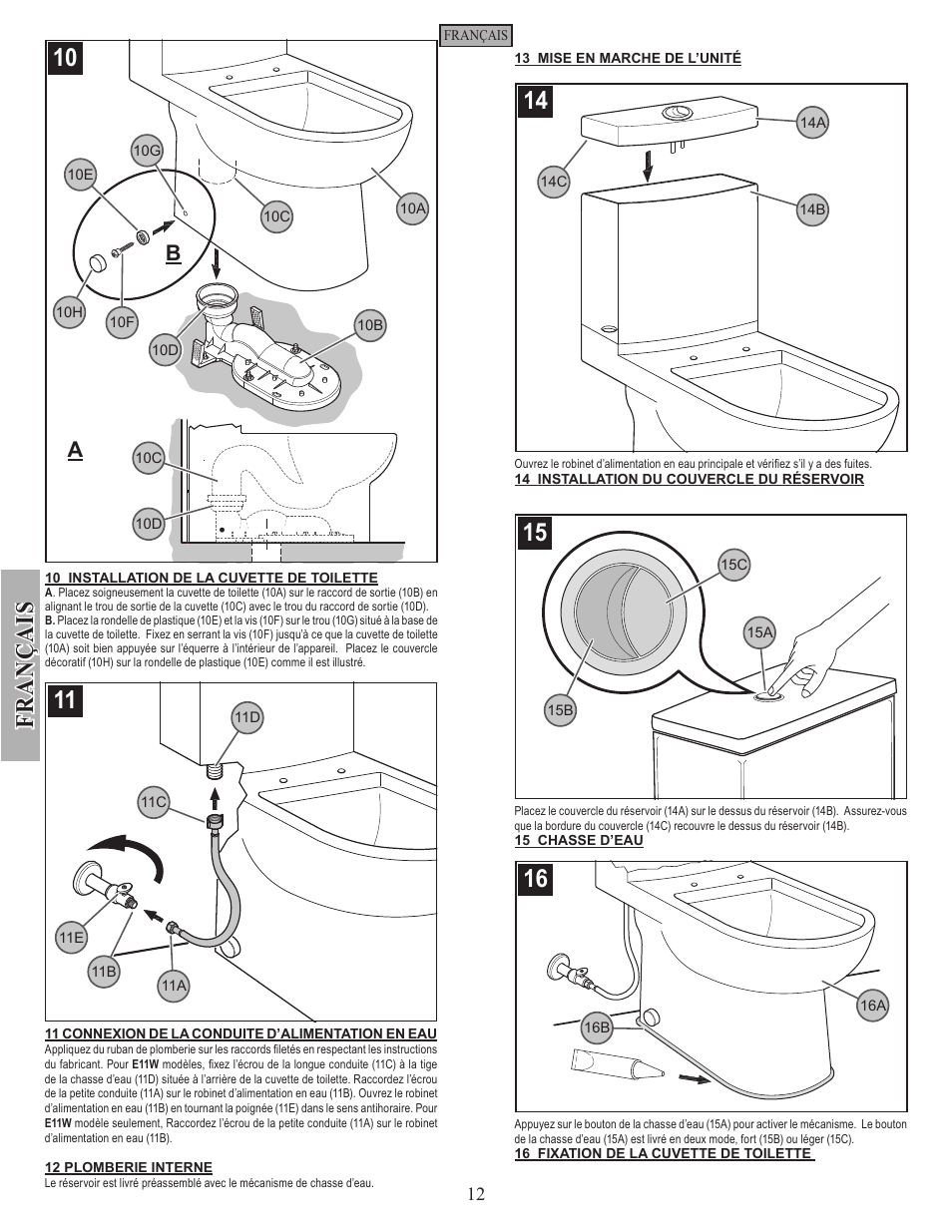 Pfister VTP-E11WE User Manual | Page 12 / 14