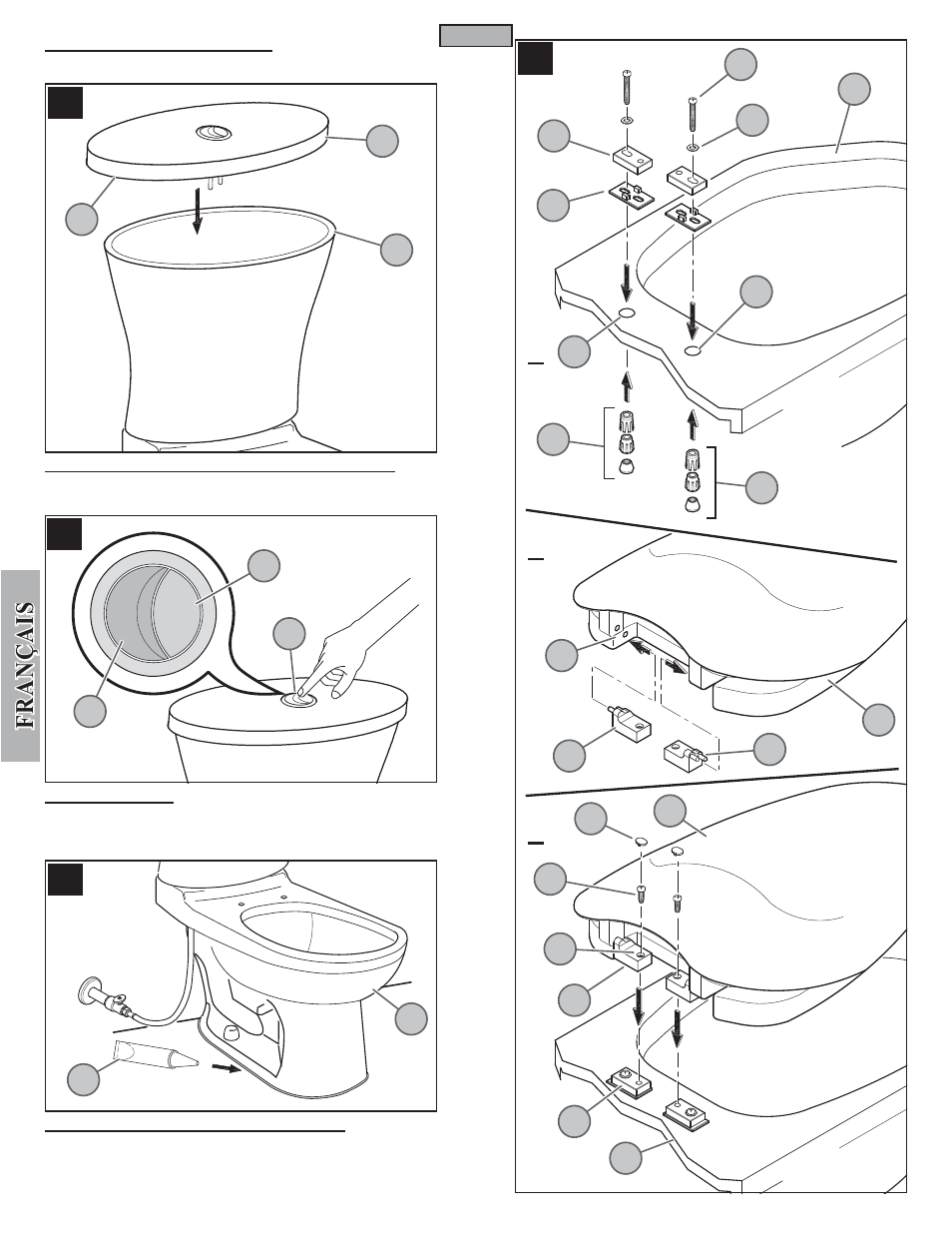 Fr a n fran çç a is ais, Ab c | Pfister VTP-E31W User Manual | Page 12 / 14