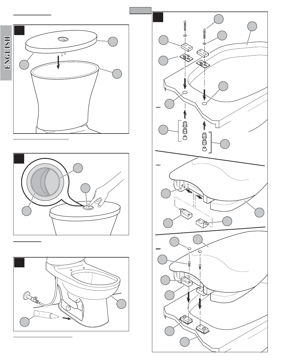 En g l is h english, Ab c | Pfister VTP-E31W User Manual | Page 4 / 14