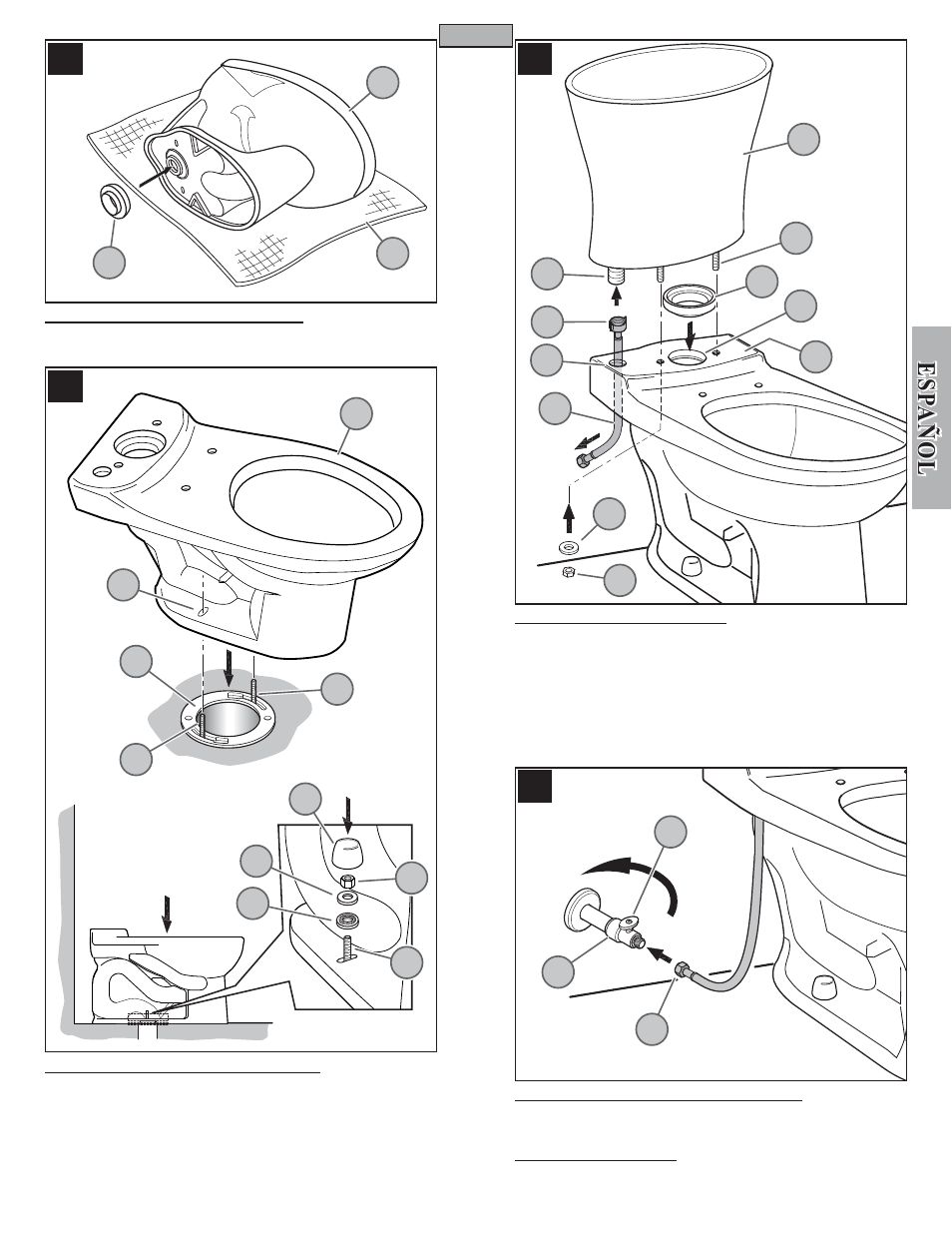 Es pa esp a ññ o l ol | Pfister VTP-E31W User Manual | Page 7 / 14