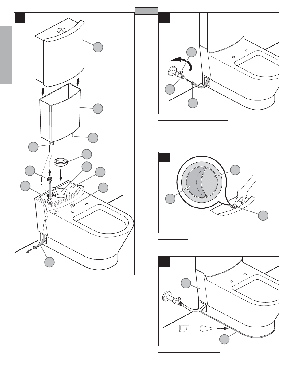 En g l is h english | Pfister VTP-E51W User Manual | Page 4 / 14