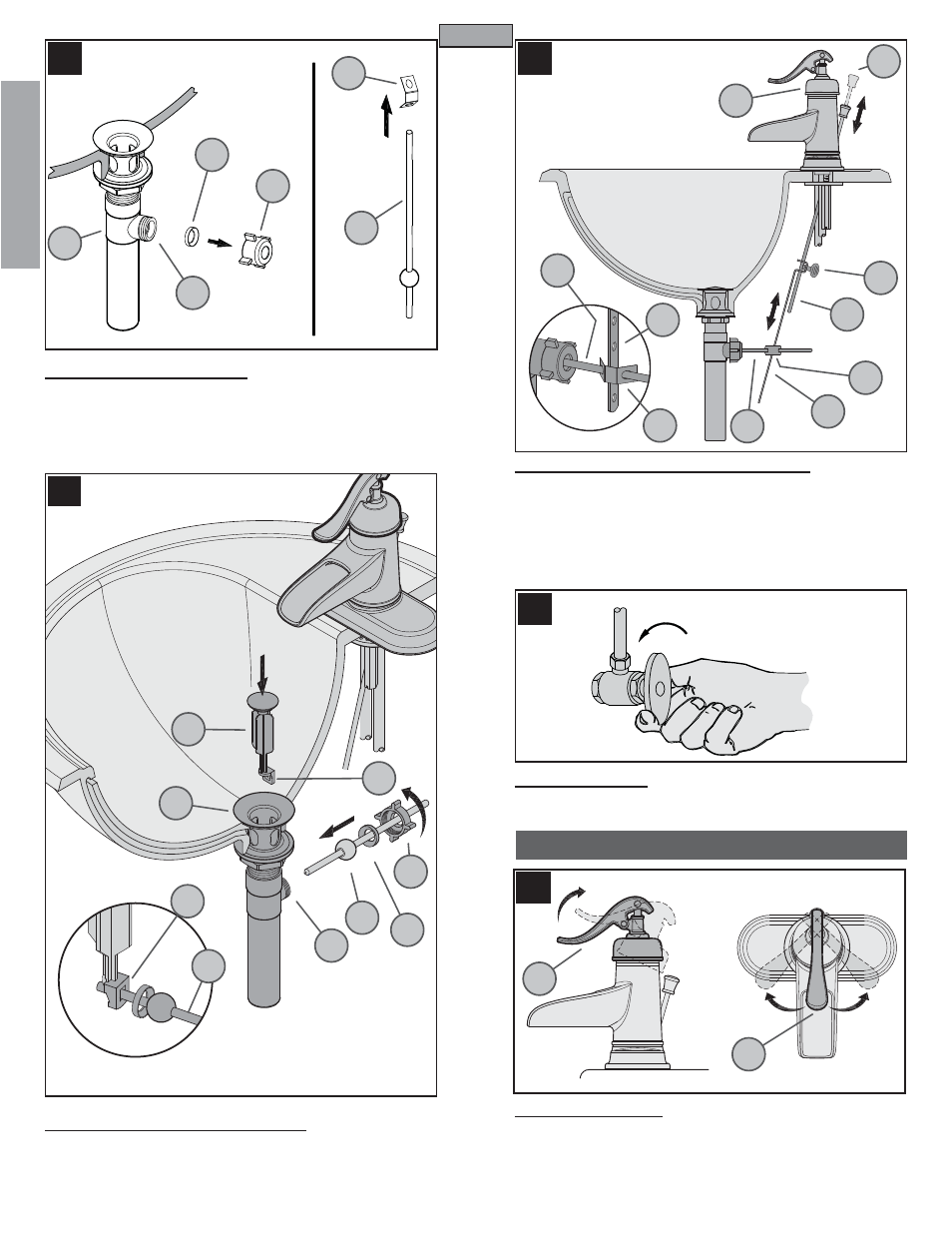 En g l is h english, Faucet function | Pfister GT42-YP0Y User Manual | Page 4 / 14