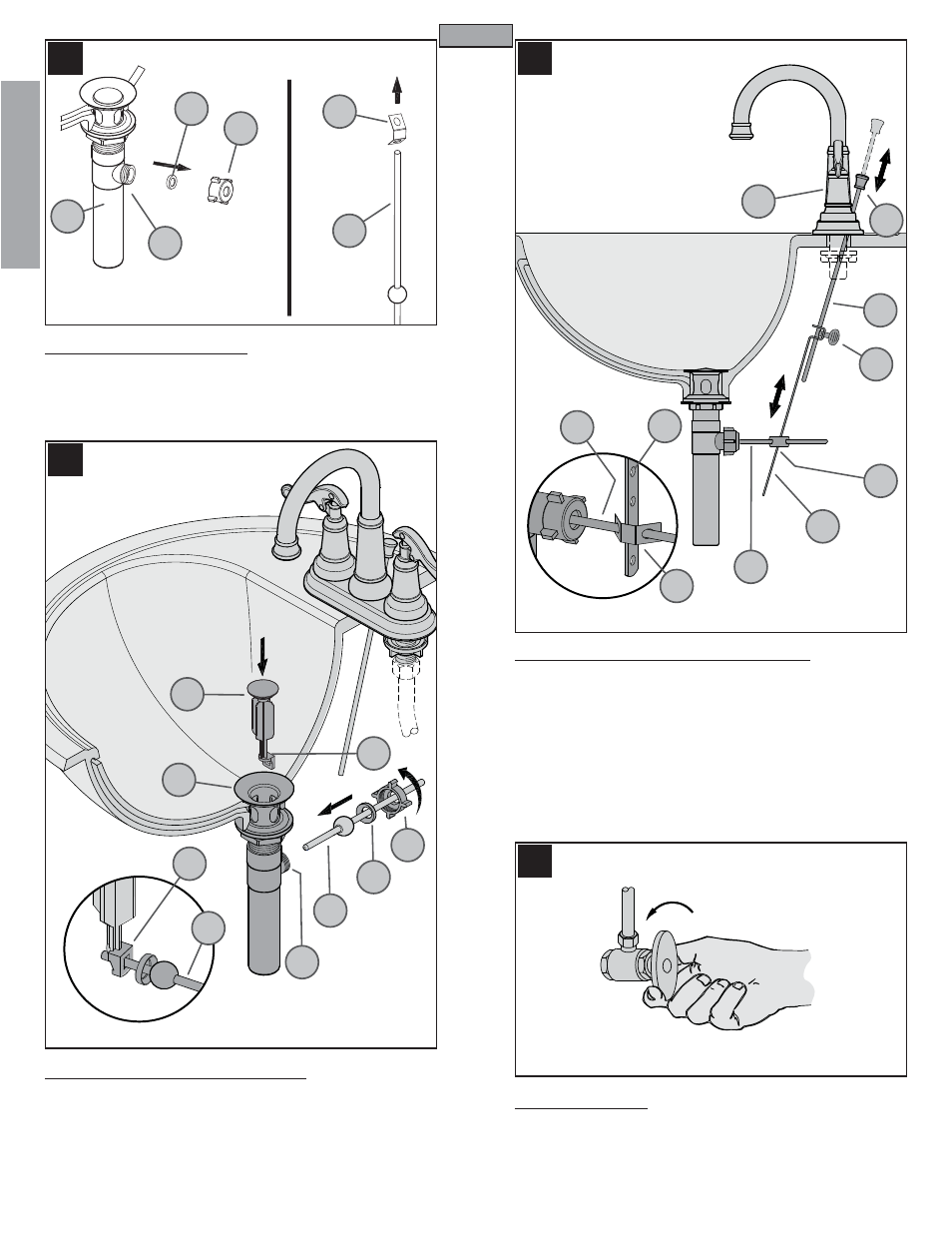 En g l is h english | Pfister GT43-YP0Y User Manual | Page 4 / 14