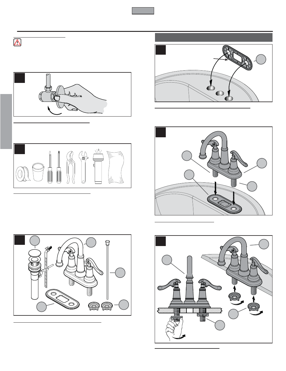 Es p a esp a ññ o l ol | Pfister GT43-YP0Y User Manual | Page 6 / 14