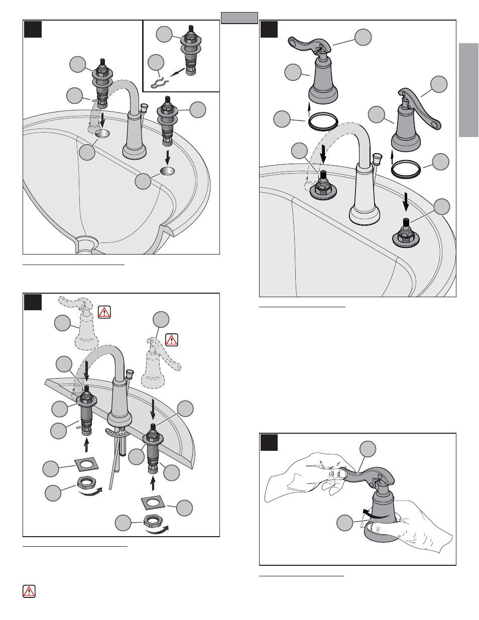 En g l is h english | Pfister GT49-YP0Y User Manual | Page 3 / 14