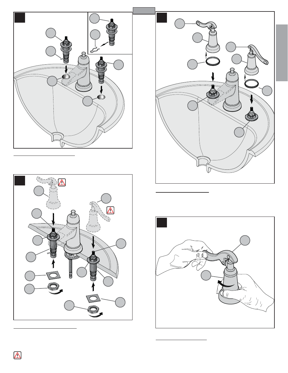 En g l is h english | Pfister GT49-YP1Y User Manual | Page 3 / 14
