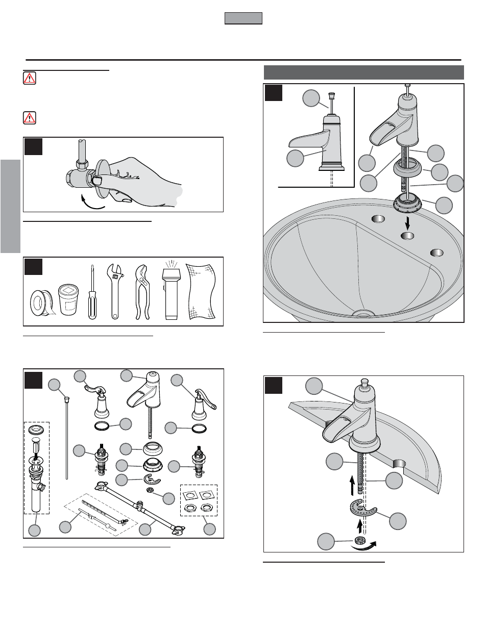 Es p a esp a ññ o l ol | Pfister GT49-YP1Y User Manual | Page 6 / 14