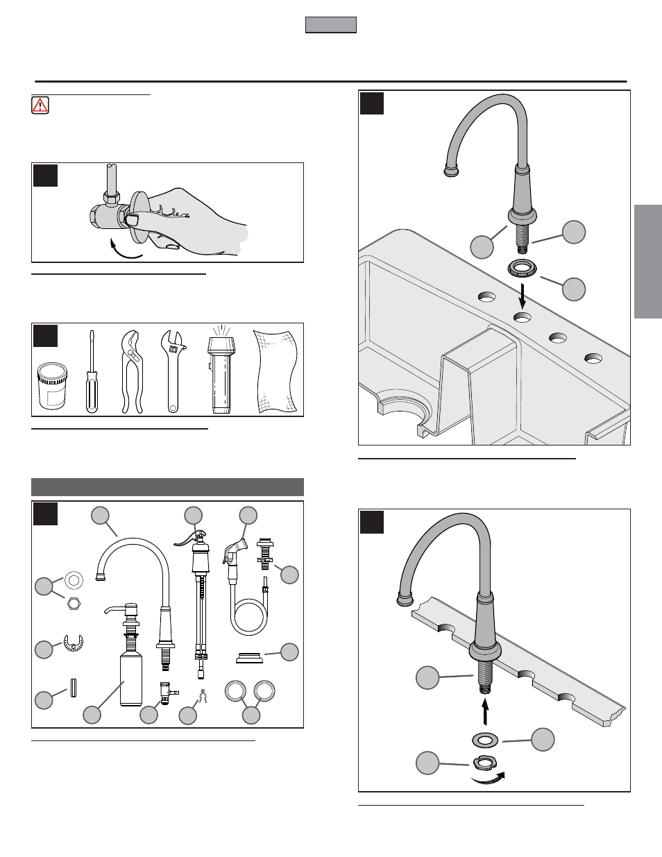 Es p a esp a ññ o l ol, Instalación | Pfister GT26-4YPY User Manual | Page 7 / 17