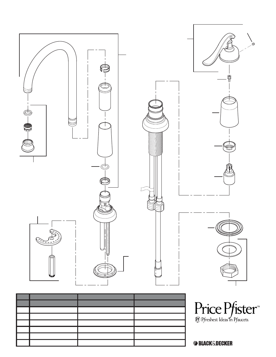 T72-yp | Pfister GT72-YP2Y User Manual | Page 12 / 12