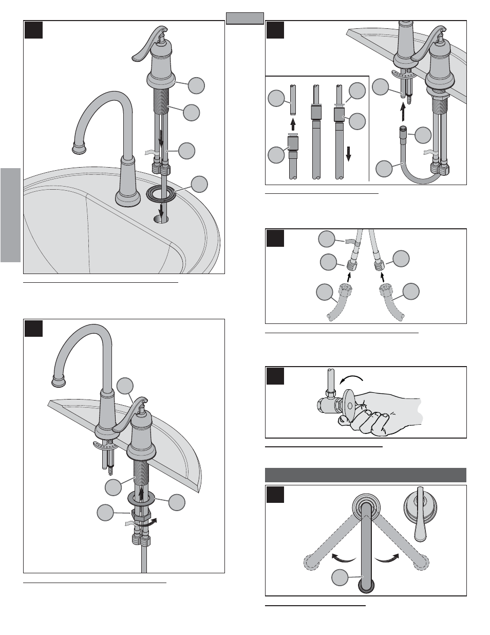 Es p a esp a ññ o l ol | Pfister GT72-YP2Y User Manual | Page 6 / 12