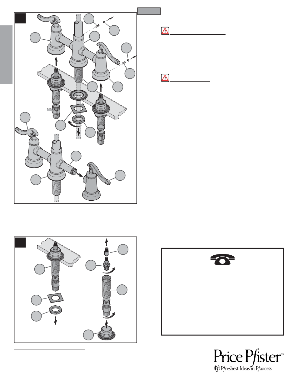 En g l is h english | Pfister GT531-YPY User Manual | Page 6 / 18