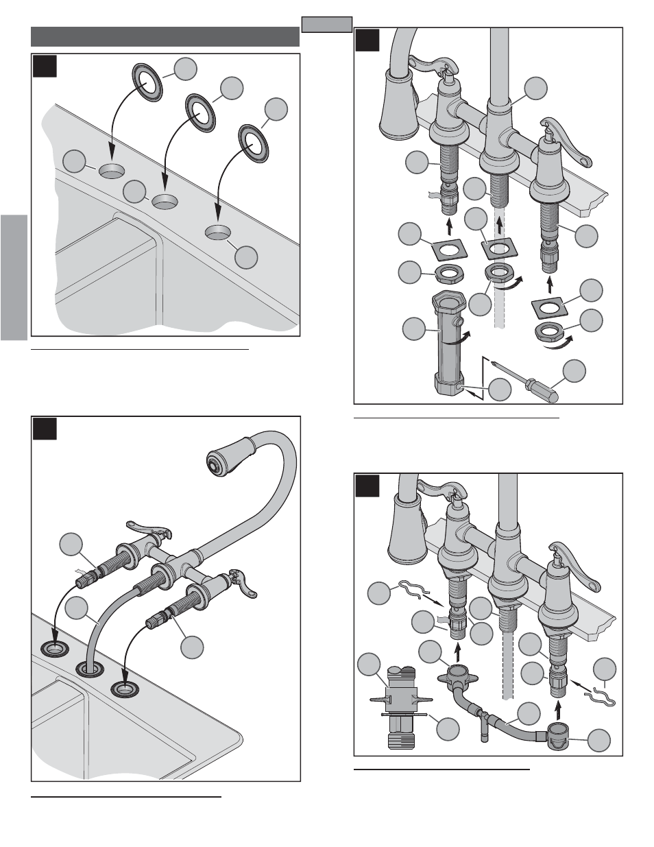 Es p a esp a ññ o l ol | Pfister GT531-YPY User Manual | Page 8 / 18