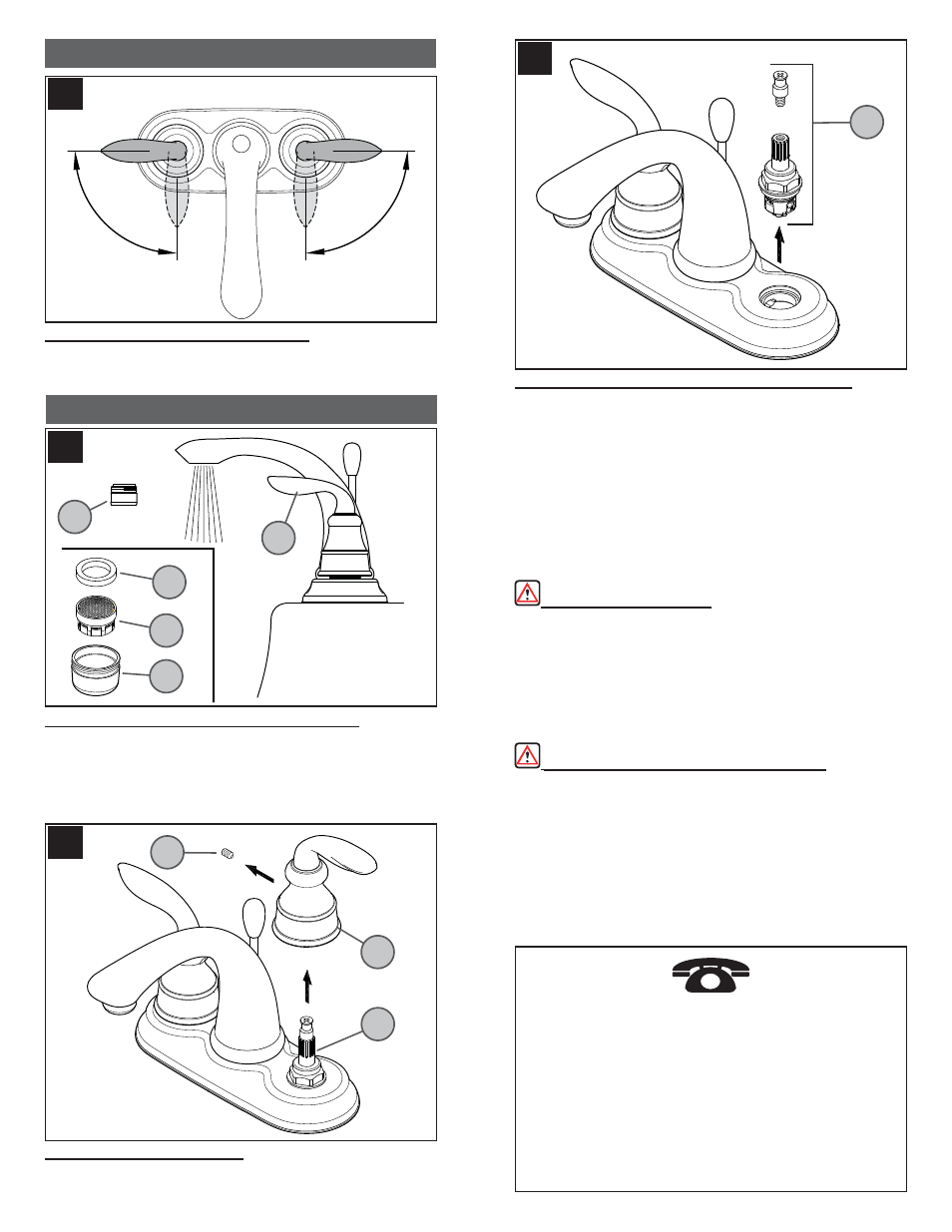 Fonctionnement des robinets entretien et soins | Pfister GT48-CB0Y User Manual | Page 10 / 12