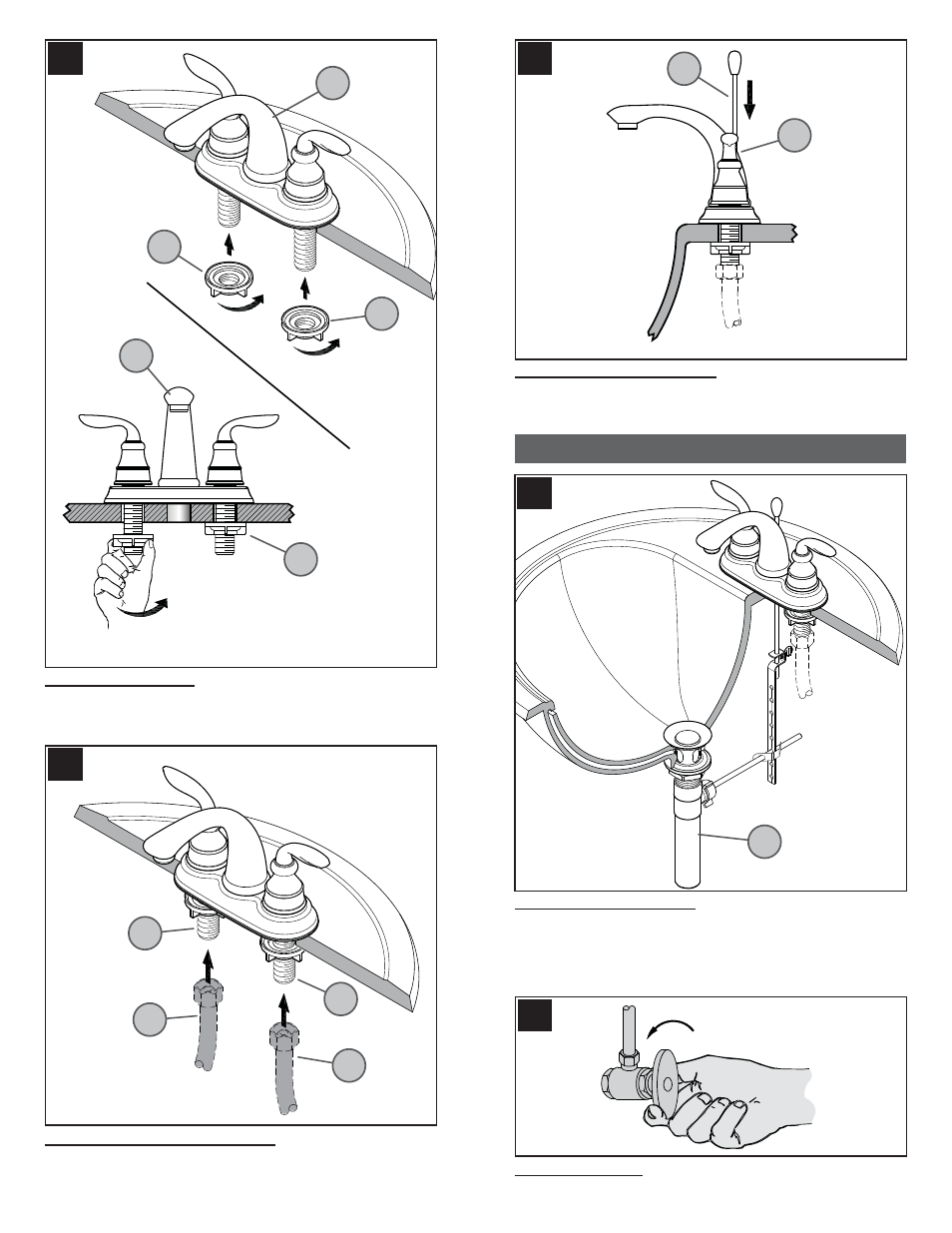 Drain body installation | Pfister GT48-CB0Y User Manual | Page 3 / 12