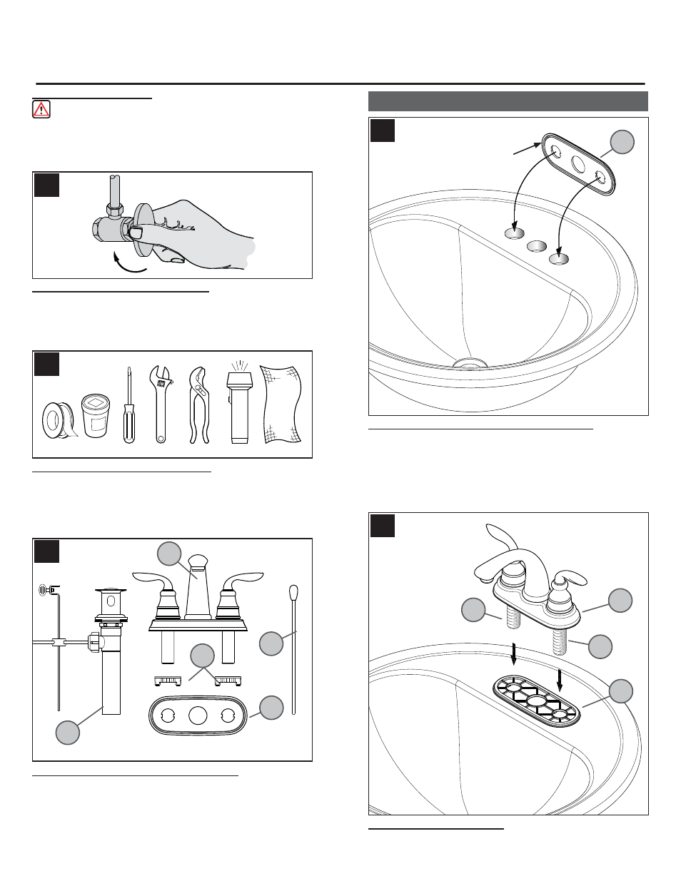 Instalación del grifo | Pfister GT48-CB0Y User Manual | Page 5 / 12