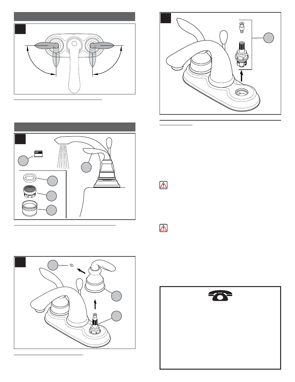 Funciones del grifo mantenimiento y cuidado | Pfister GT48-CB0Y User Manual | Page 7 / 12