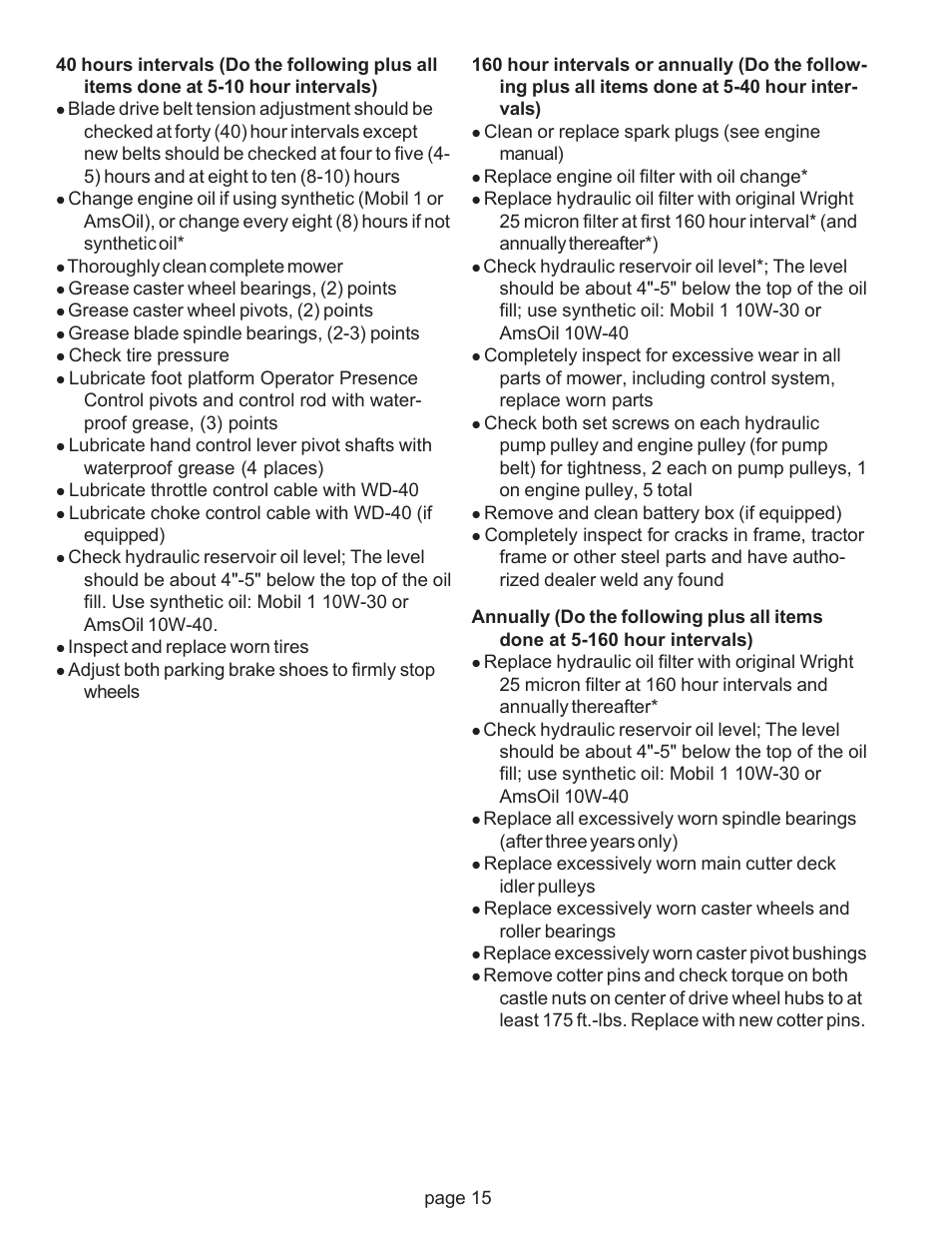 Wright Pre Serial# 17124 User Manual | Page 18 / 19