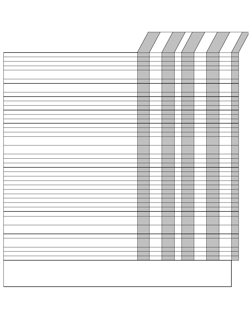 Maintenance interval chart, Maintenance item | Wright Serial #17124 – 49704 User Manual | Page 17 / 21