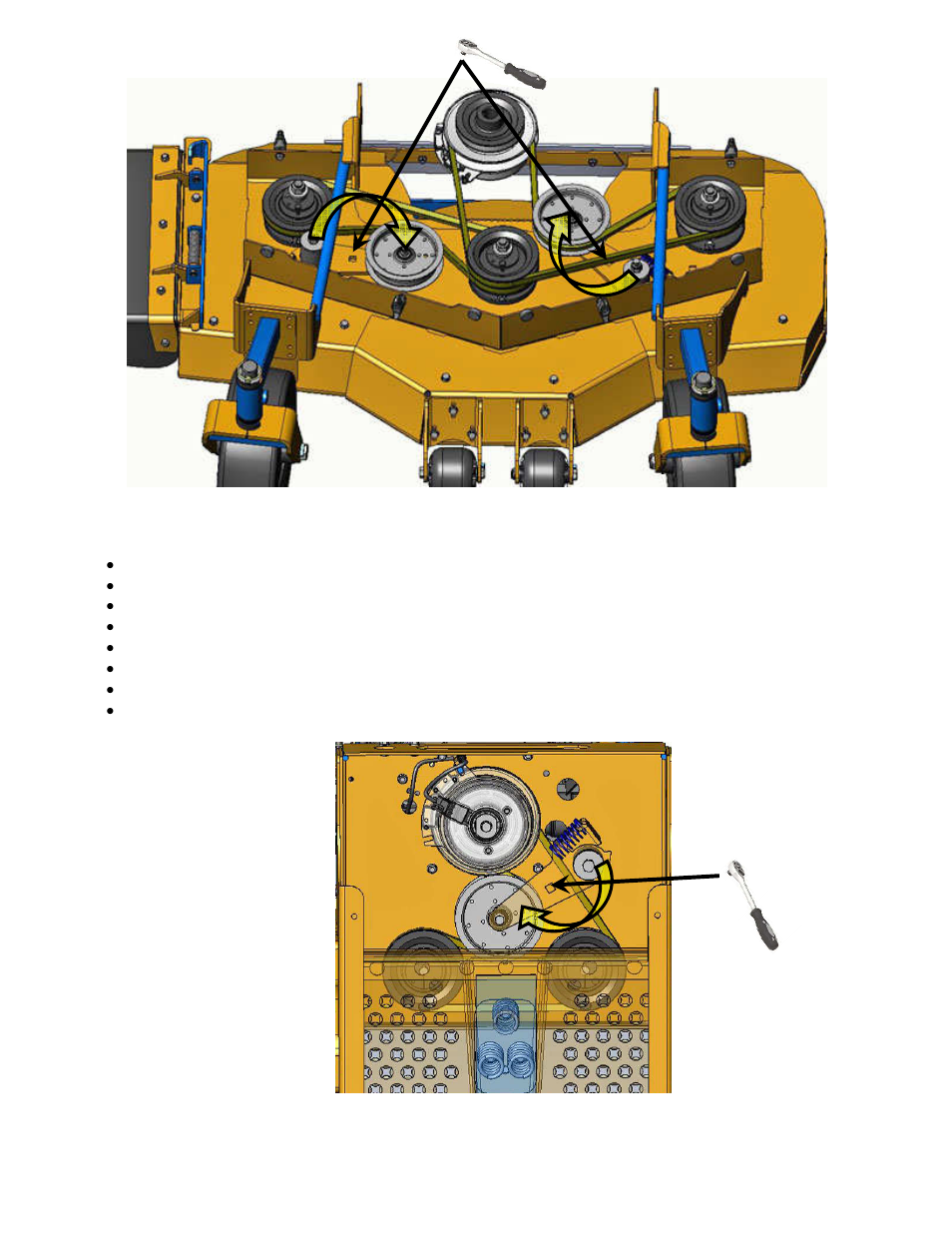 2 replacing the drive belt | Wright Serial 54956 and higher User Manual | Page 24 / 44