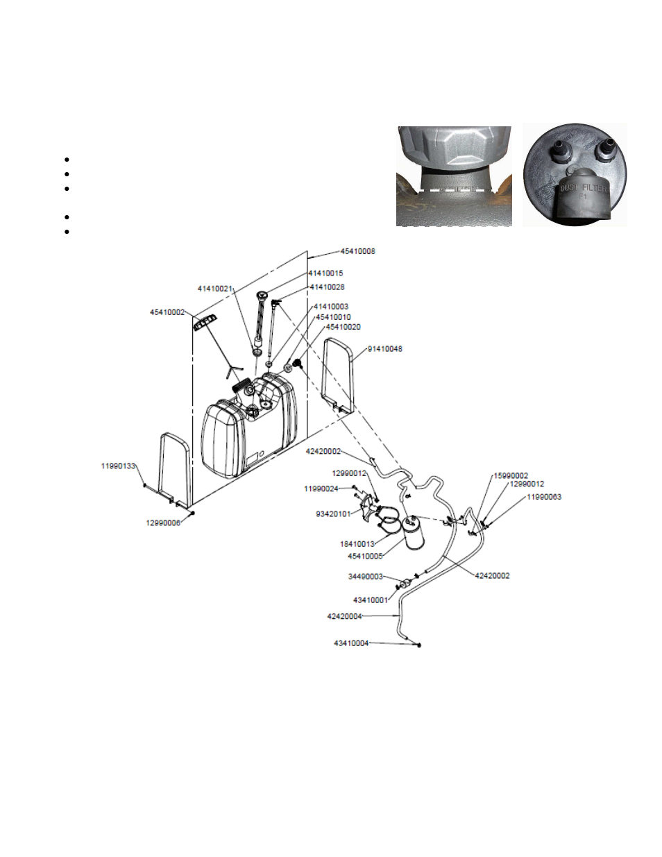 10 battery service, 11 fuel evaporation system, 12 transporting | 13 tie down locations | Wright Serial 54956 and higher User Manual | Page 27 / 44